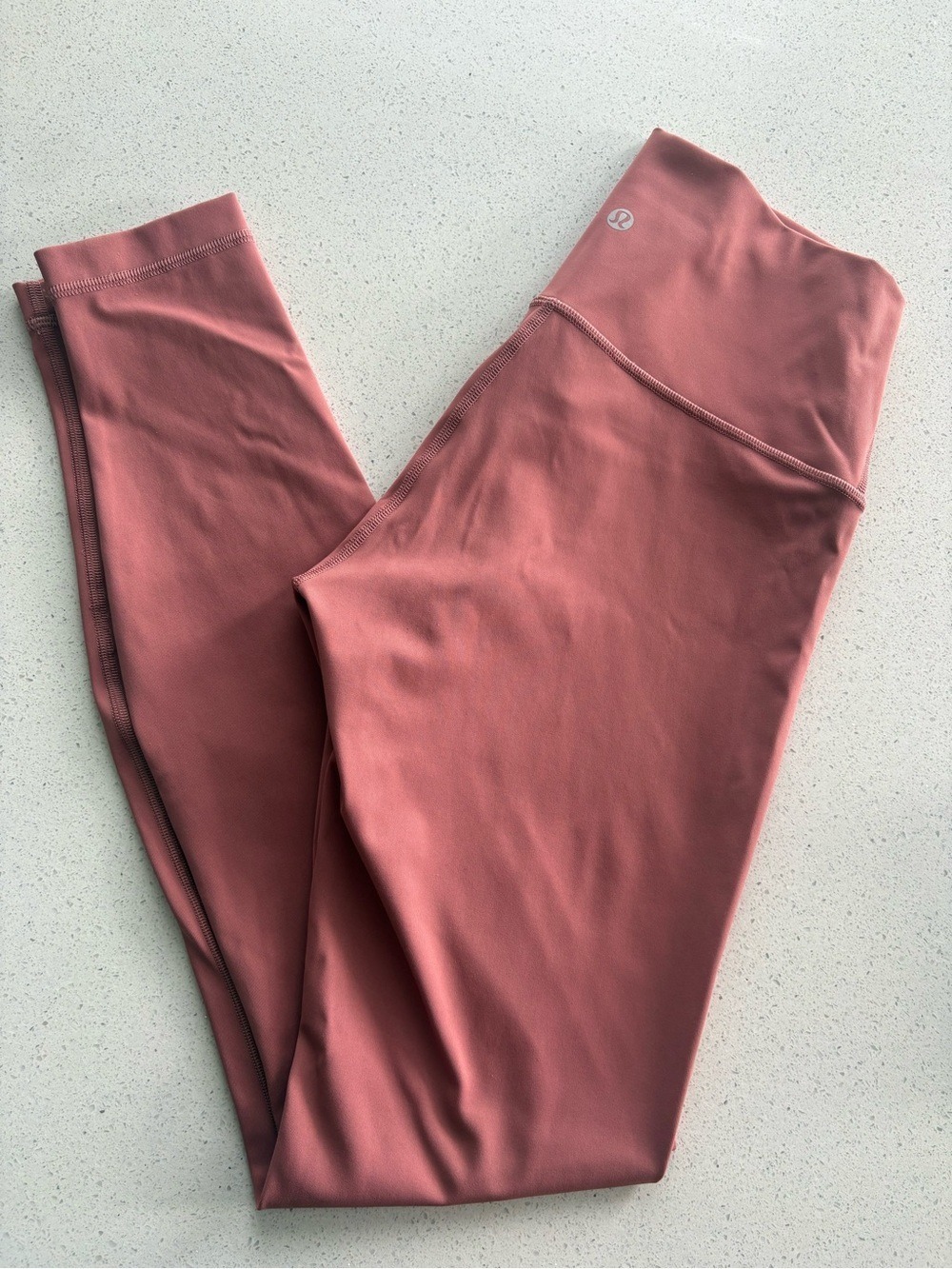 Lululemon High-Rise Leggings in Dusty Rose